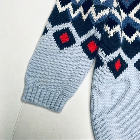 OLD Navy Toddler Girl Fair Isle Christmas Sweater - Picture 3 of 8